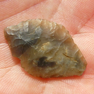 Leaf Arrowhead - Flint - From near Stonehenge (Aldbourne, Wiltshire, UK) - Found in 1906 - Late Neolithic - Superb Workmanship