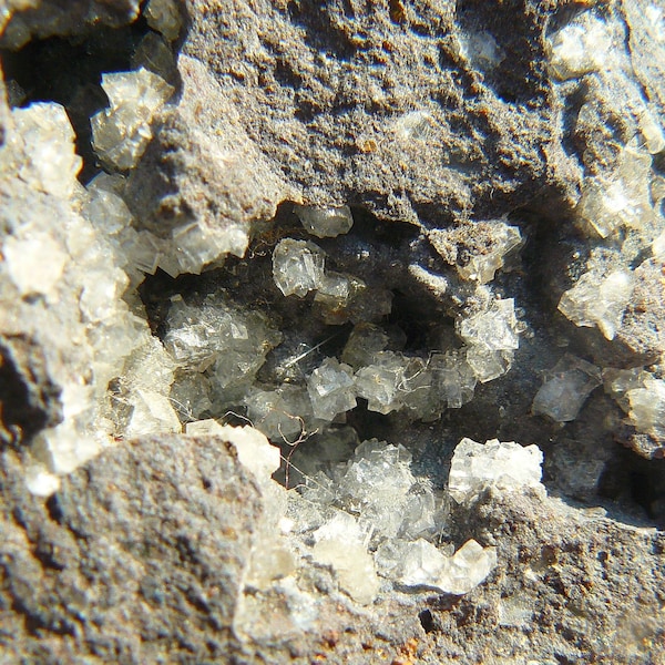 Chabazite - Hessen, Vogelsberg, Ortenberg, Germany - 60x50x21mm / 83g - Collected 2004 - German Zeolite
