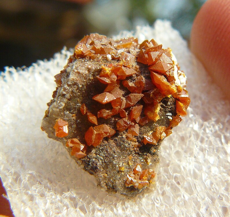 Wulfenite Bipyramidal Crystals Yuma Co. Arizona USA Etsy