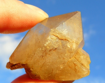 Cuarzo Citrino - Cristal Natural Sin Tratamiento - Lwena (Luena), RD Congo - 46x38x26mm / 37,5g