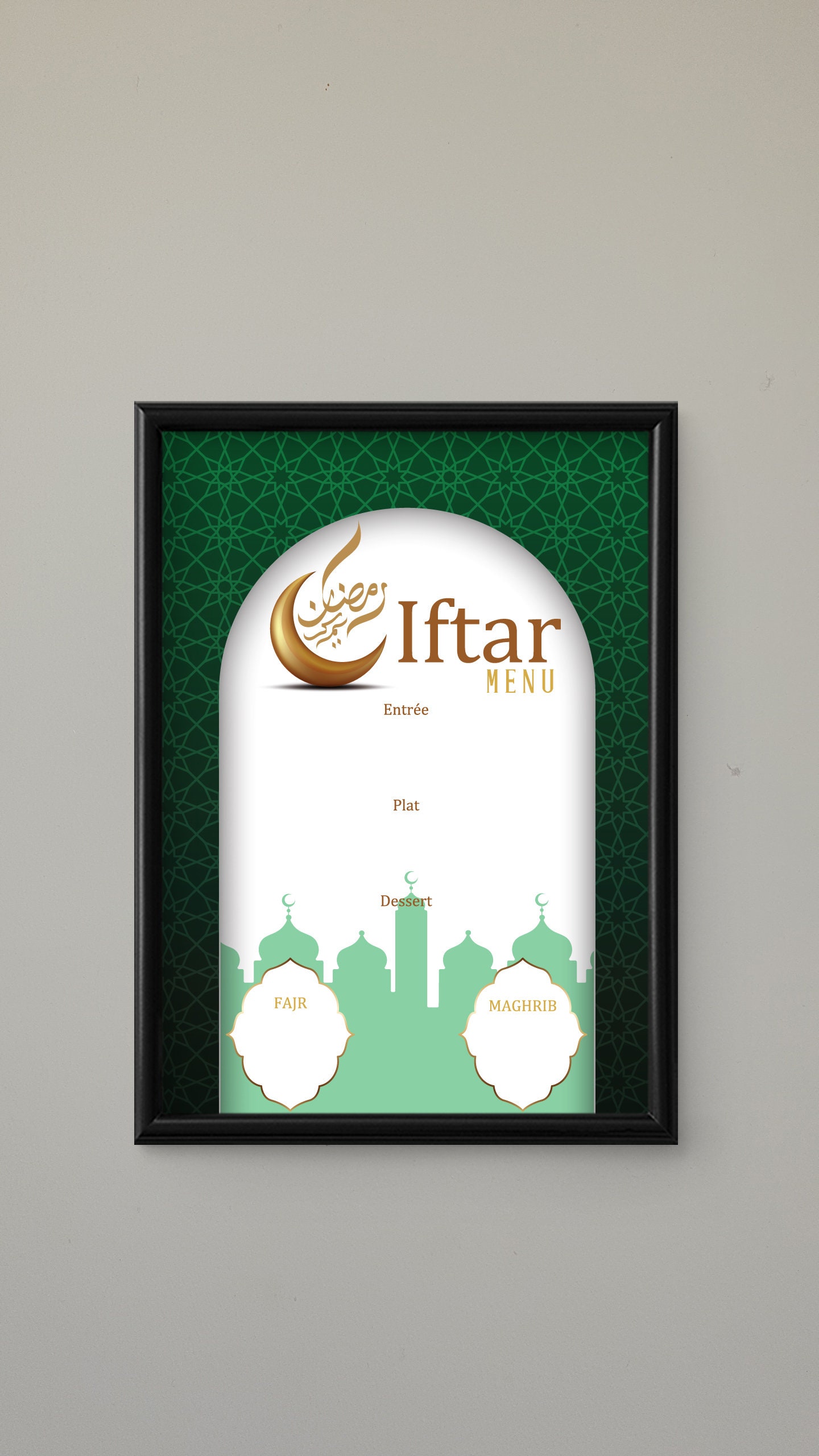 Tableau Spécial Ramadan