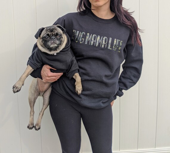 Matching Dog/mom Clothes Pug Mama Life Tank Top Dog/cat Etsy