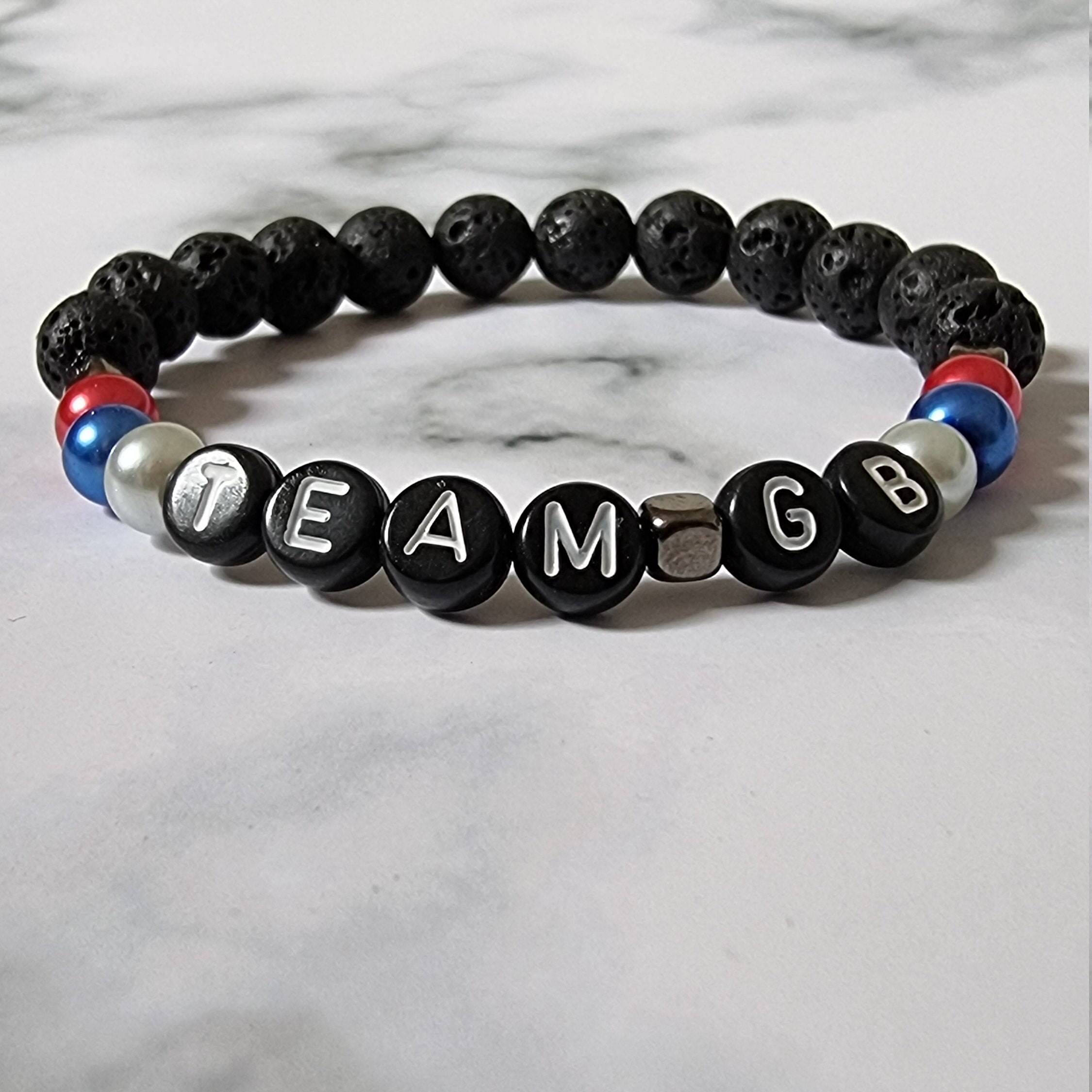 Team GB bracelet Olympics support bracelet. Etsy