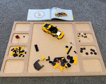 Lego Board Mega Multi Tray/Board in Large with 8 sorting spaces