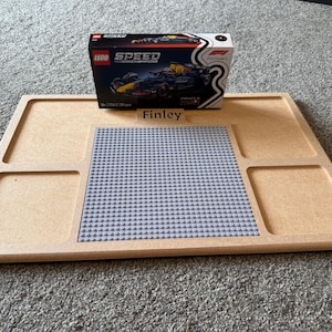 Large MDF Lego Tray with Sorting Sections & Baseplate image 18
