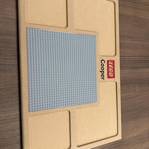 Large MDF Lego Tray with Sorting Sections & Baseplate image 11