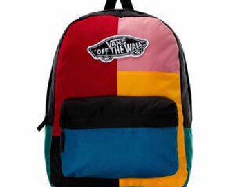 vans primary color backpack