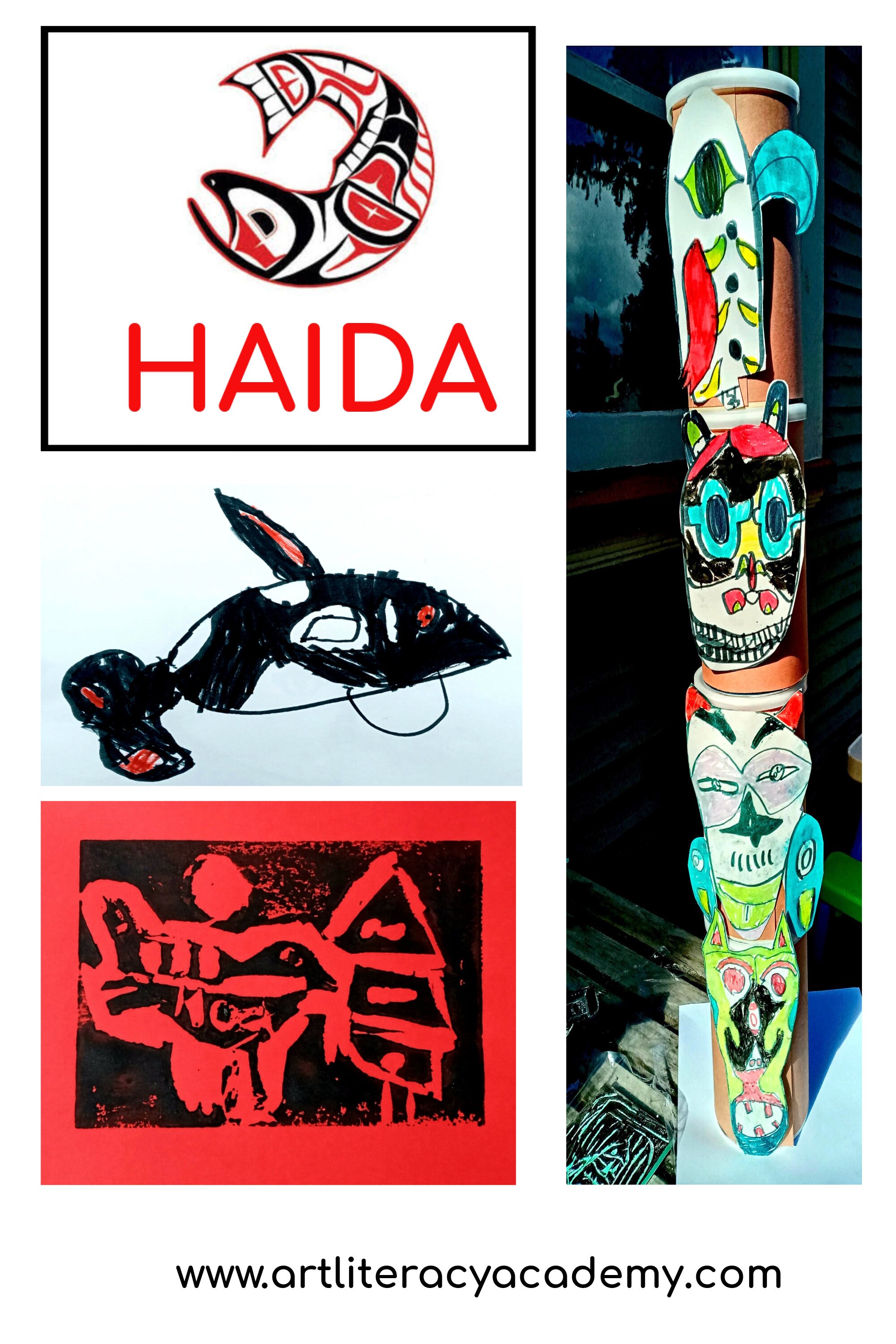 Haida Totem Poles - Etsy UK Haida Totem Poles - Etsy UK