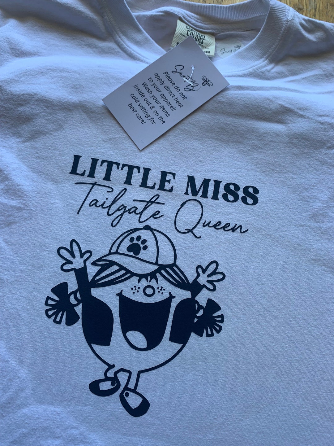 Little Miss Tailgate Queen comfort Colors Short Sleeve Tee Etsy