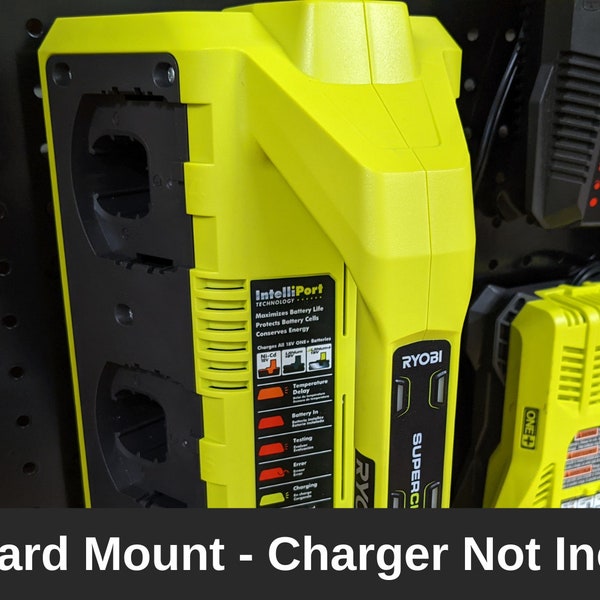 Ryobi One+ P135 Pegboardfäste för One Plus 18v 6-portars batteriladdare