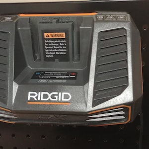 Ridgid 18v Pegboard Mount for Ridgid R840095 Lithium Ion Battery Charger image 4