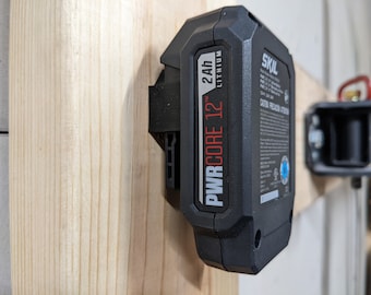SKIL PWRCore 12 Wall Mount or Undershelf Mount for 12v Lithium-Ion Batteries