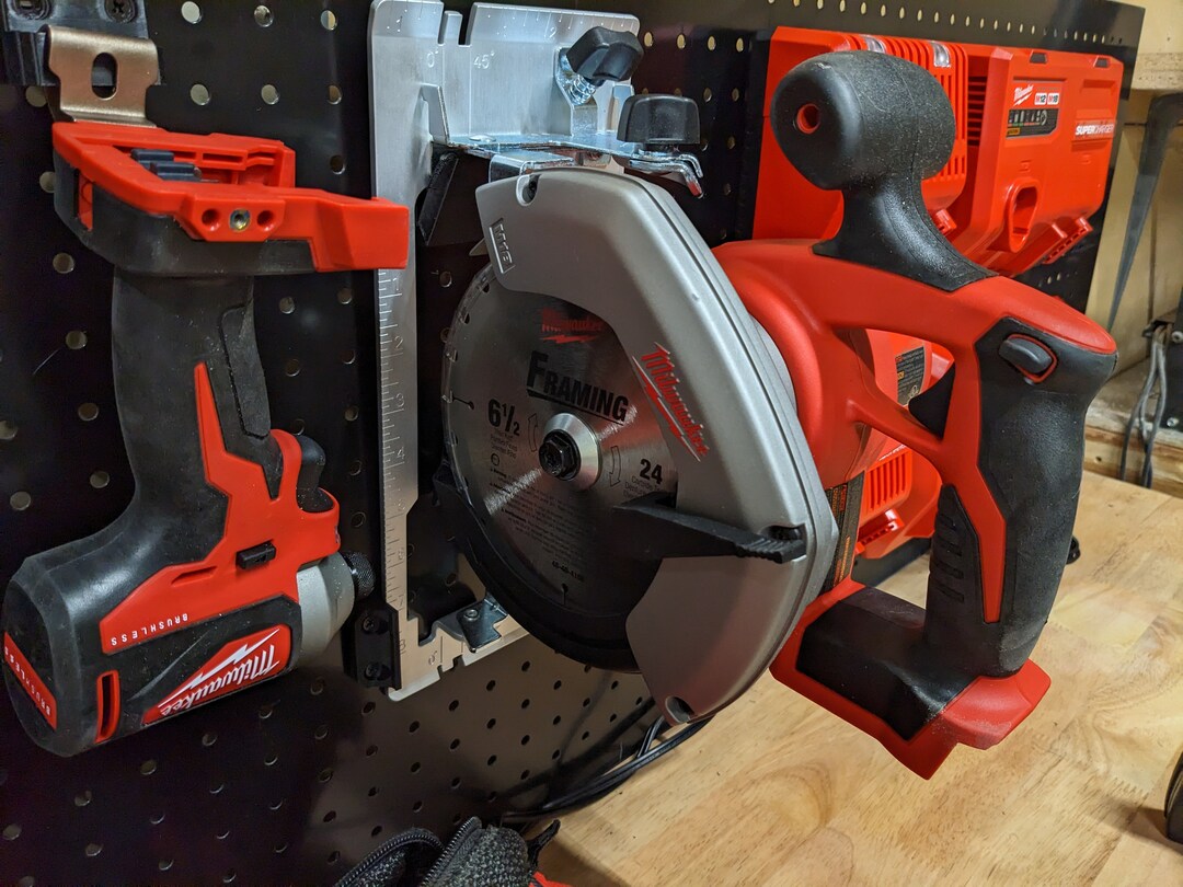 Pegboard Mount for Milwaukee M18 263020 Circular Saw Etsy