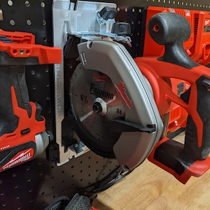 Pegboard Mount For Milwaukee M18 2630-20 Circular Saw