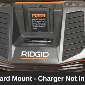 Ridgid 18v Pegboard Mount for Ridgid R840095 Lithium Ion Battery Charger image 1