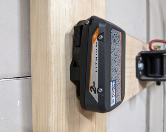 Ridgid 18v väggmontering eller hyllmontering för 18v litiumjonbatterier