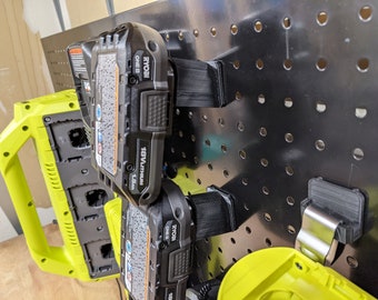 Ryobi One+ Battery Pegboard Mount for One Plus 18v Batteries