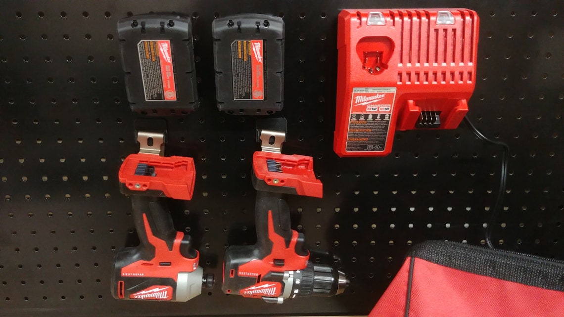 Milwaukee M18 Belt Hook Pegboard Mount for 18v Tools Etsy