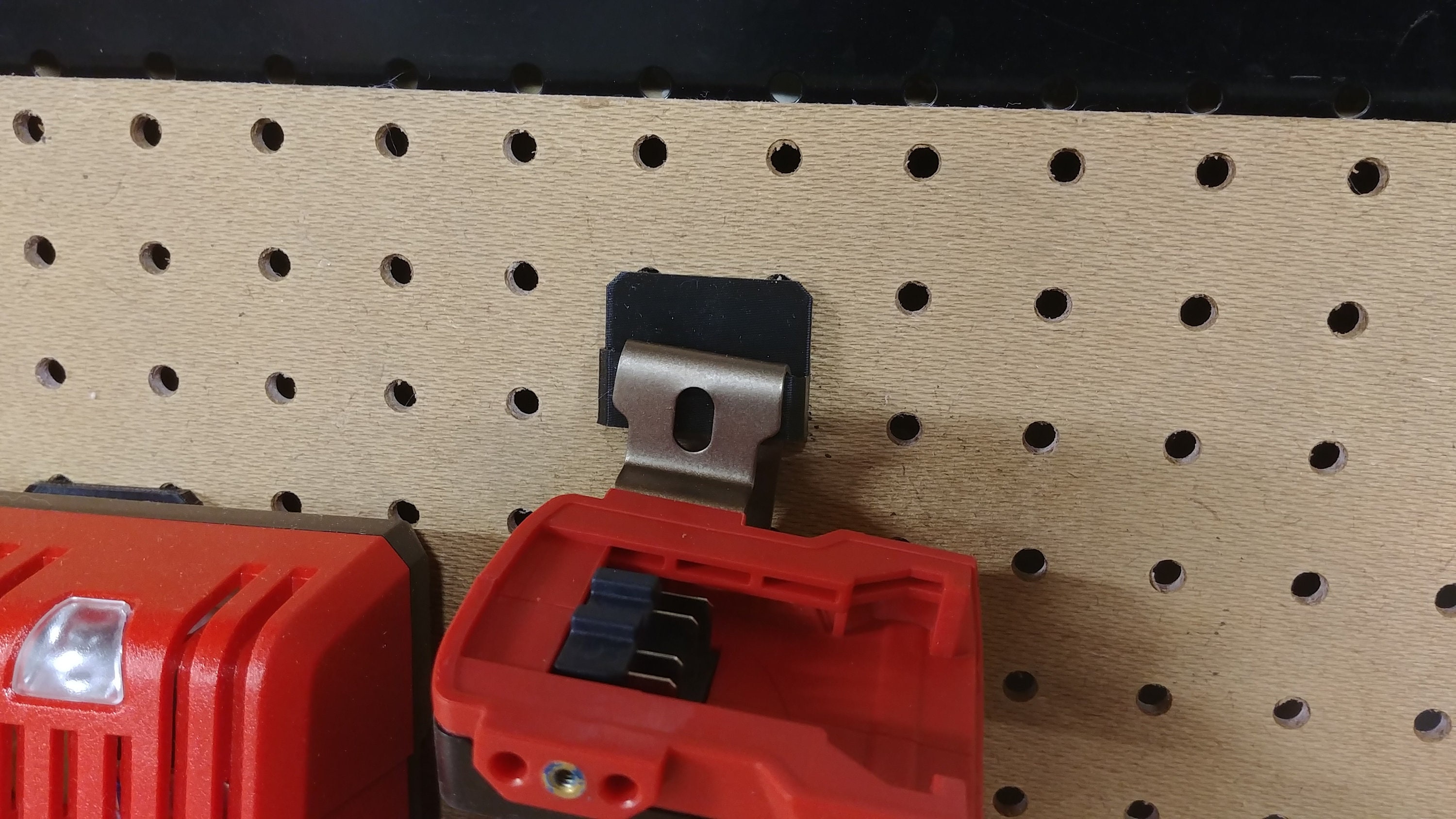 Milwaukee M18 Belt Hook Pegboard Mount for 18v Tools Etsy