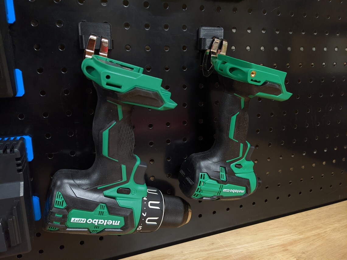Metabo HPT Hitachi Belt Hook Pegboard Mount for 18v Tools Etsy