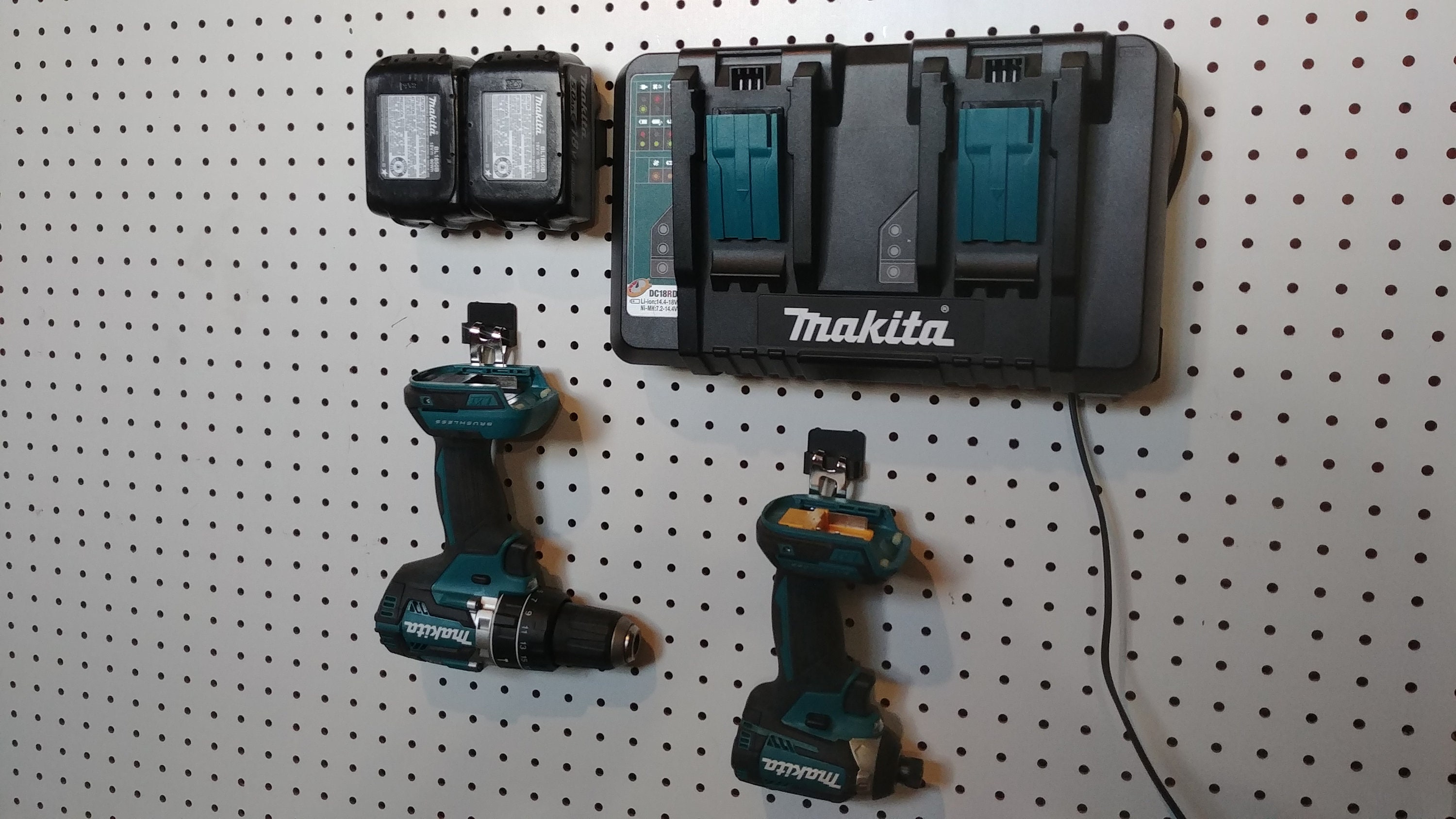 Makita 18v LXT Tool Storage Pegboard Combo for 2 Tool Kit Etsy