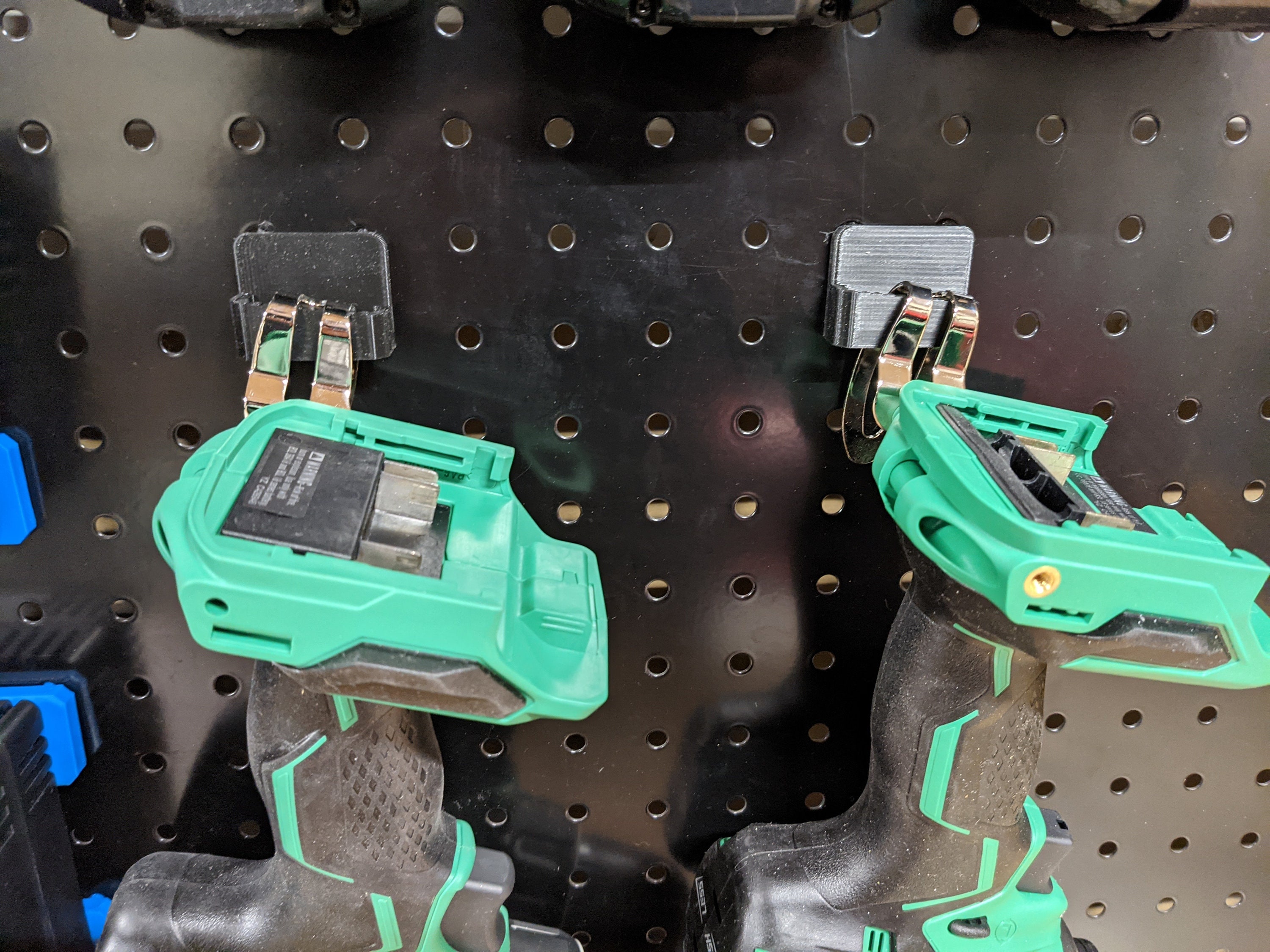 Metabo HPT Hitachi Belt Hook Pegboard Mount for 18v Tools Etsy