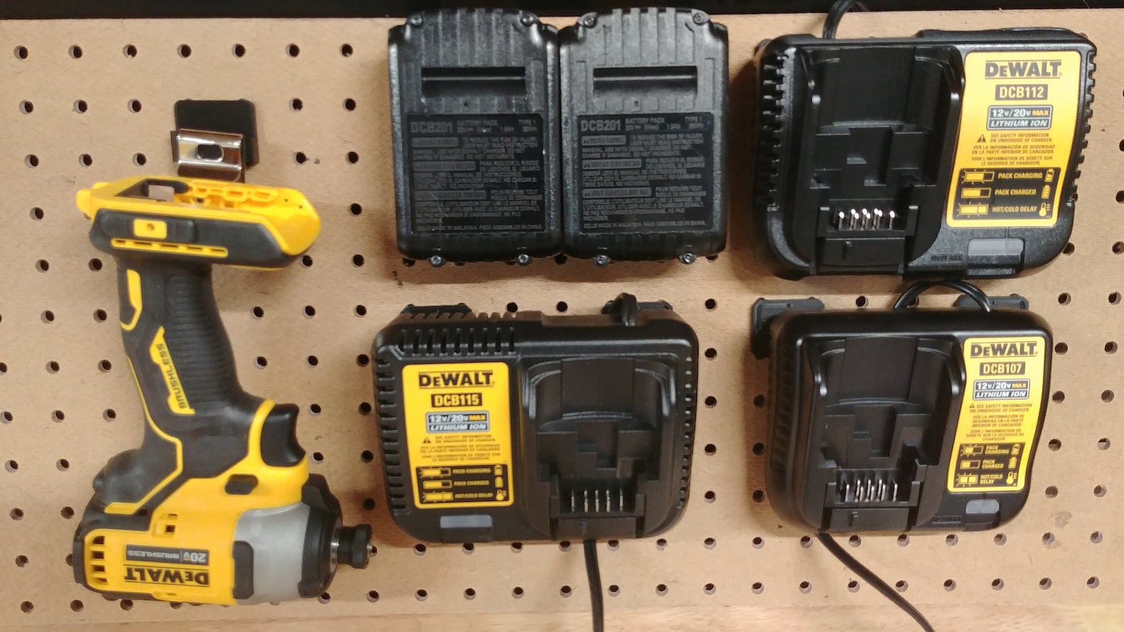 Dewalt 20v Tool Storage Pegboard Combo for 2 Tool Kit Etsy Singapore