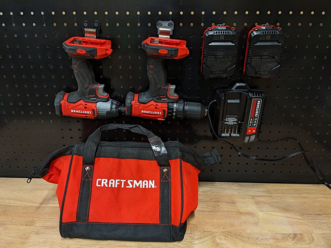 Craftsman V20 Tool Storage Pegboard Combo for 20v 2 Tool Kit Etsy