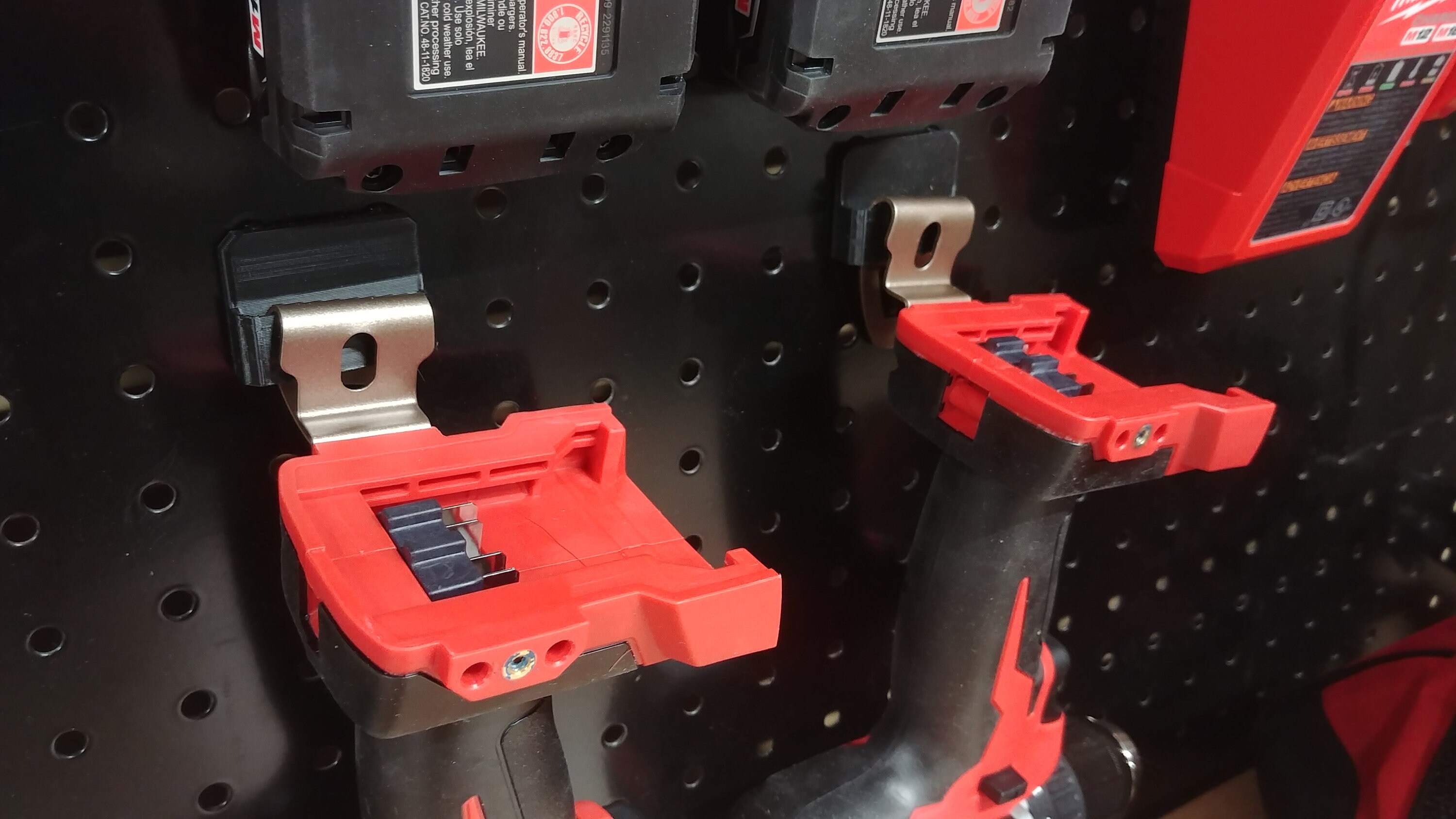 Milwaukee M18 Belt Hook Pegboard Mount for 18v Tools Etsy UK