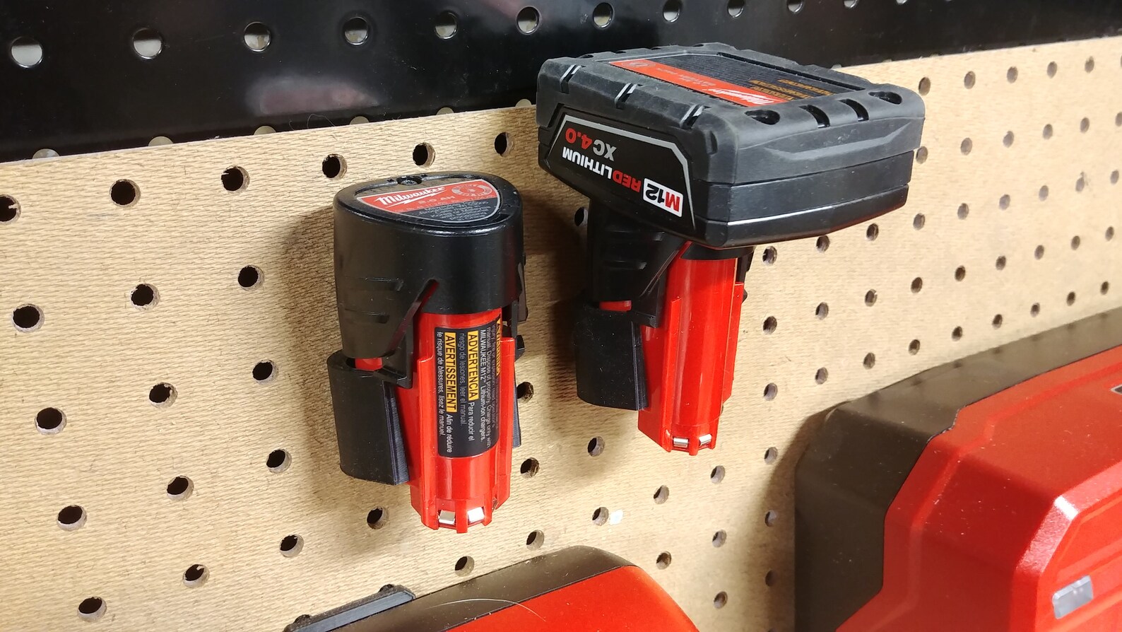 Milwaukee M12 12v Tool Storage Pegboard Combo for 2 Tool Kit Etsy