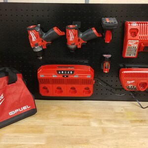 Milwaukee M12 12v Tool Storage Pegboard Combo voor 2 Tool Kit
