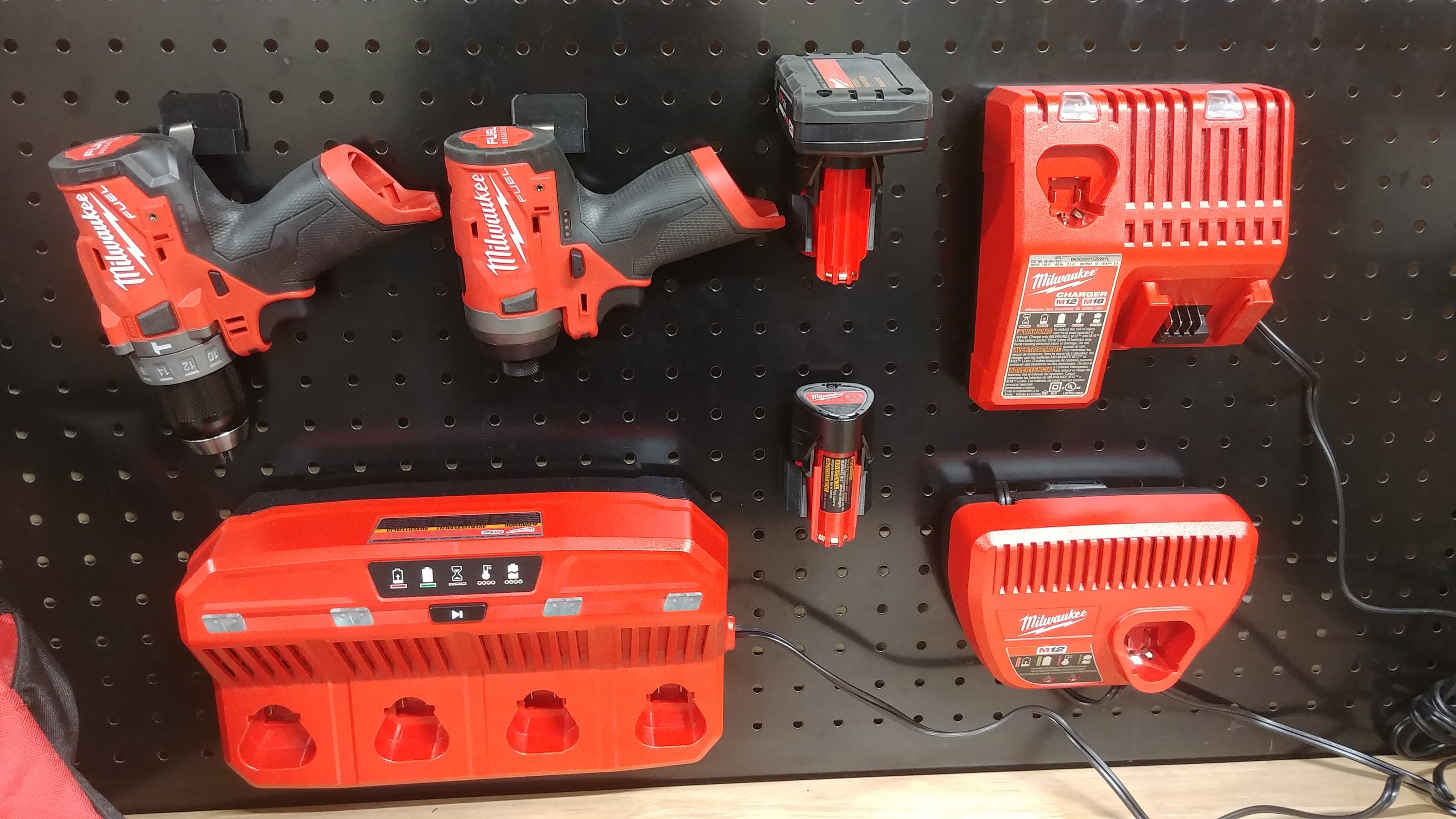 Milwaukee M12 12v Tool Storage Pegboard Combo for 2 Tool Kit Etsy