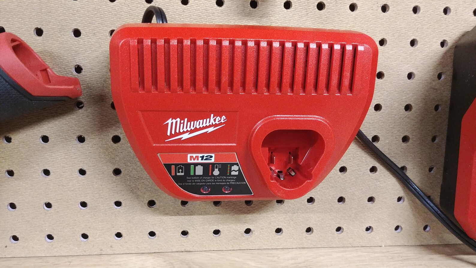 Milwaukee M12 Pegboard Mount for 48592401 12v Lithium Ion Etsy