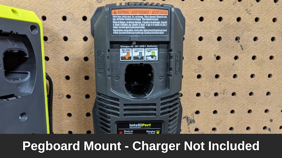 Ryobi One P118 Pegboard Mount for One Plus 18v Battery Charger - Etsy