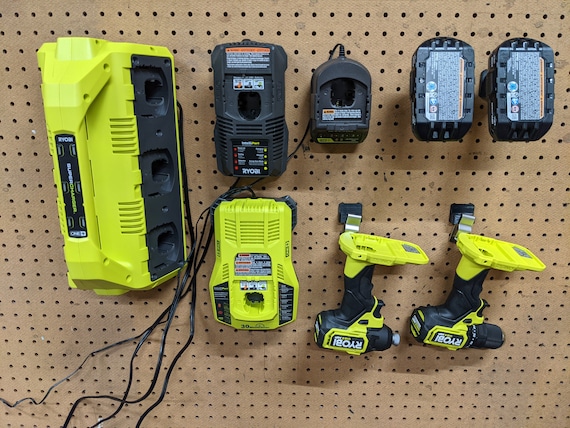 Ryobi One P118 Pegboard Mount for One Plus 18v Battery Charger Etsy Canada