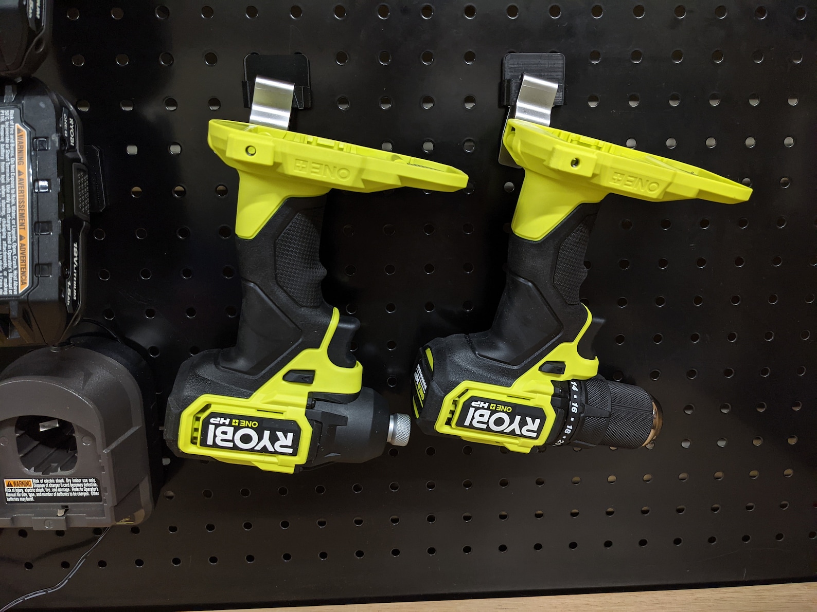 Ryobi One 18v Tool Storage Pegboard Combo for 2 Tool One Plus Etsy