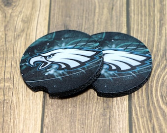 Philadelphia Eagles Car Coasters Set of 2