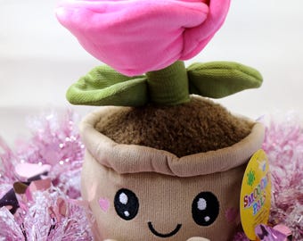 Personalized Plant Plushie 6.5 | Custom Smoochy Pals | Valentines Gift