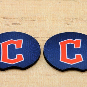 Cleveland Guardians Car Coasters Set of 2 | Former Cleveland Indians