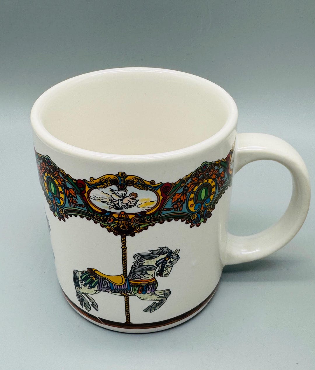 Vintage Willitts Design Carousel Horse Merry Go Round Coffee Mug 1985 ...