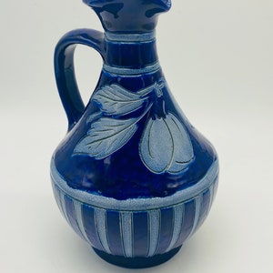 Betschdorf aus dem Elsass, Grès au Sel, mit Salzglasur, Krug 18 cm