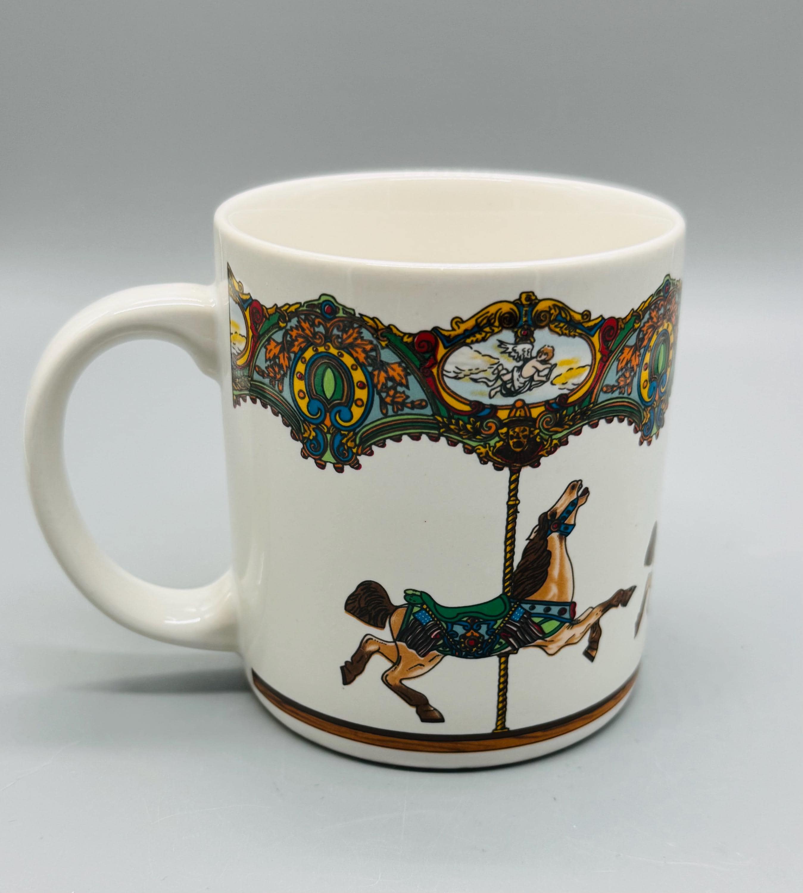 Vintage Willitts Design Carousel Horse Merry Go Round Coffee Mug 1985 ...
