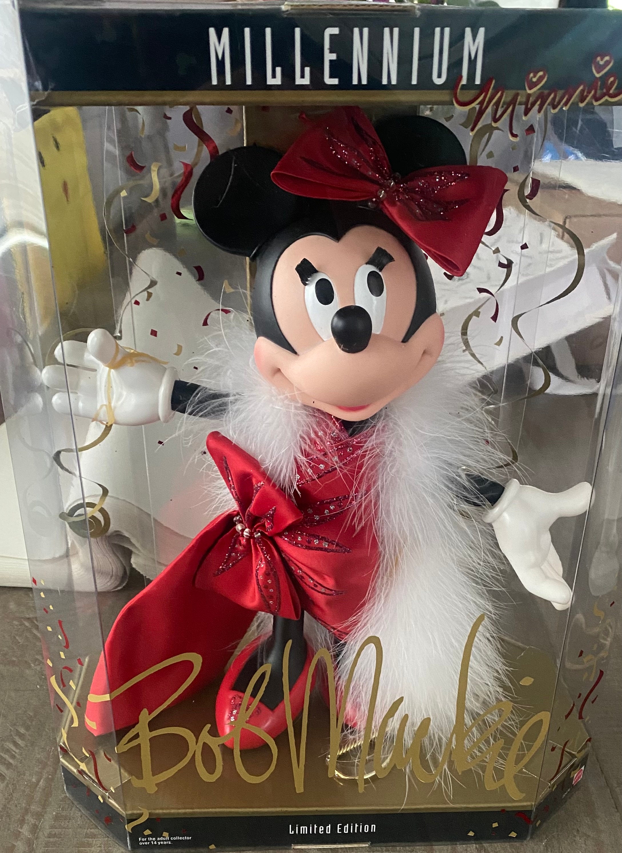 Bob Mackie Minnie Mouse 2000 Millennium Doll Item #22476