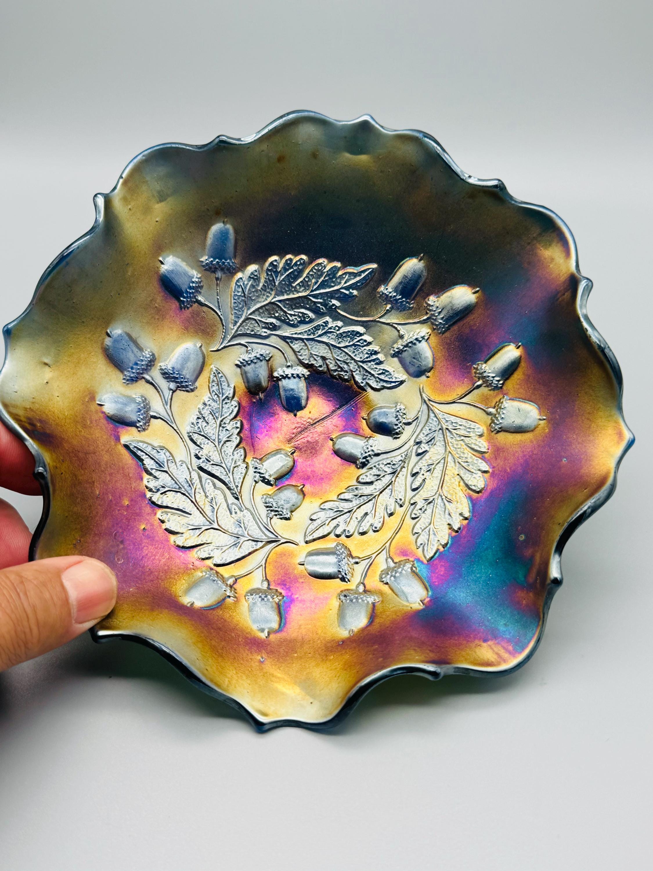 Carnival glass bowl - Etsy 日本