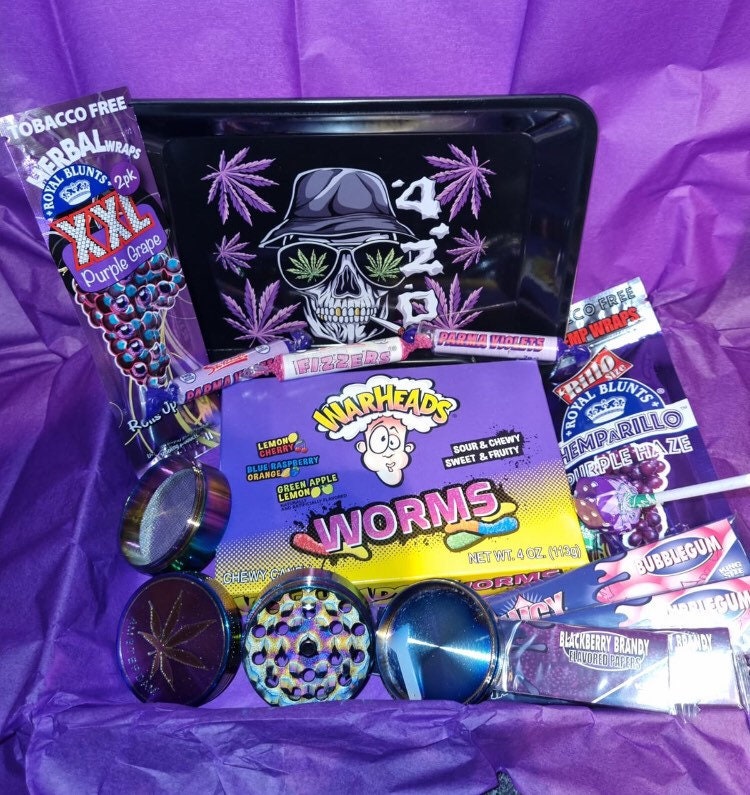 RAW Rolling Smoking TRAY Set Smokers Hamper Gift Set Kit Etsy