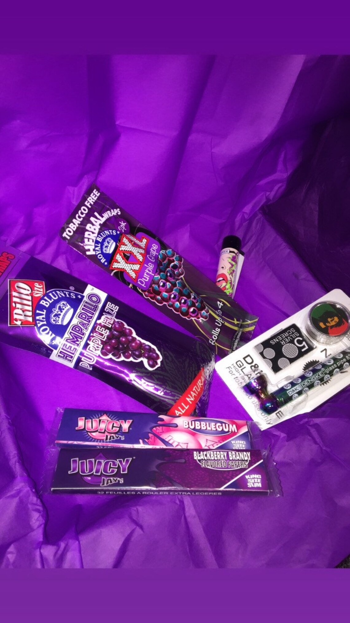 RAW Rolling Smoking TRAY Set Smokers Hamper Gift Set Kit Etsy