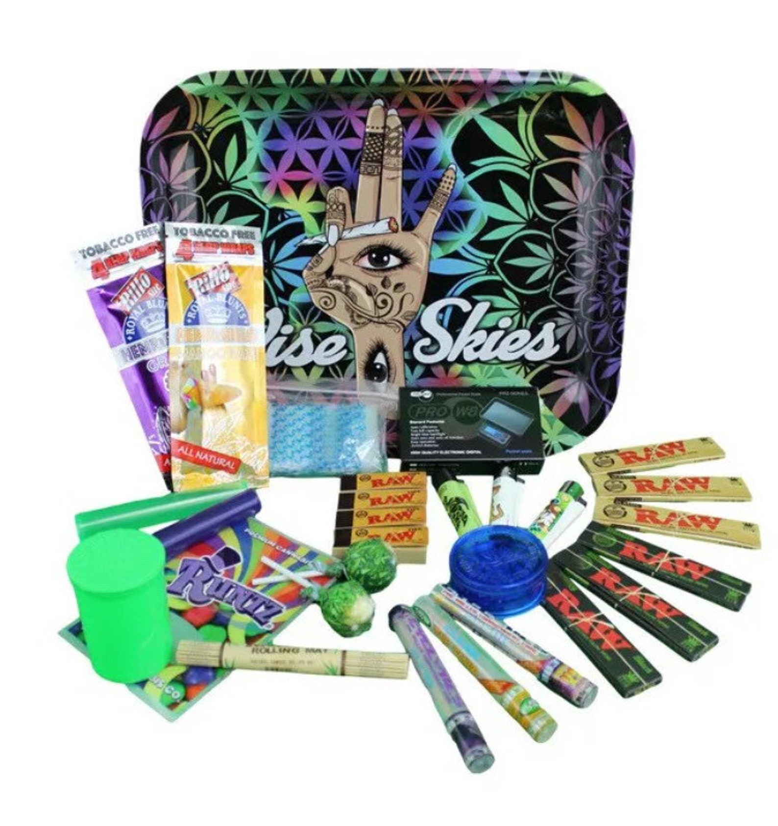 RAW Rolling Smoking TRAY Set Smokers Hamper Gift Set Kit Etsy