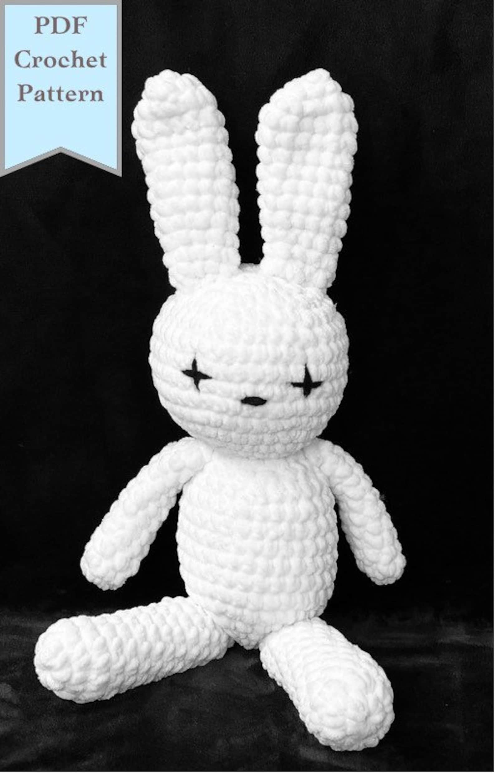 Bad Bunny inspired crochet pattern Etsy
