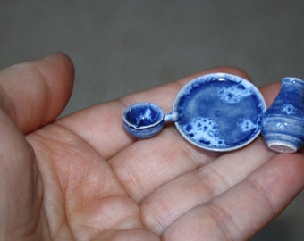 Miniatur Keramik Set im Maßstab 1:12