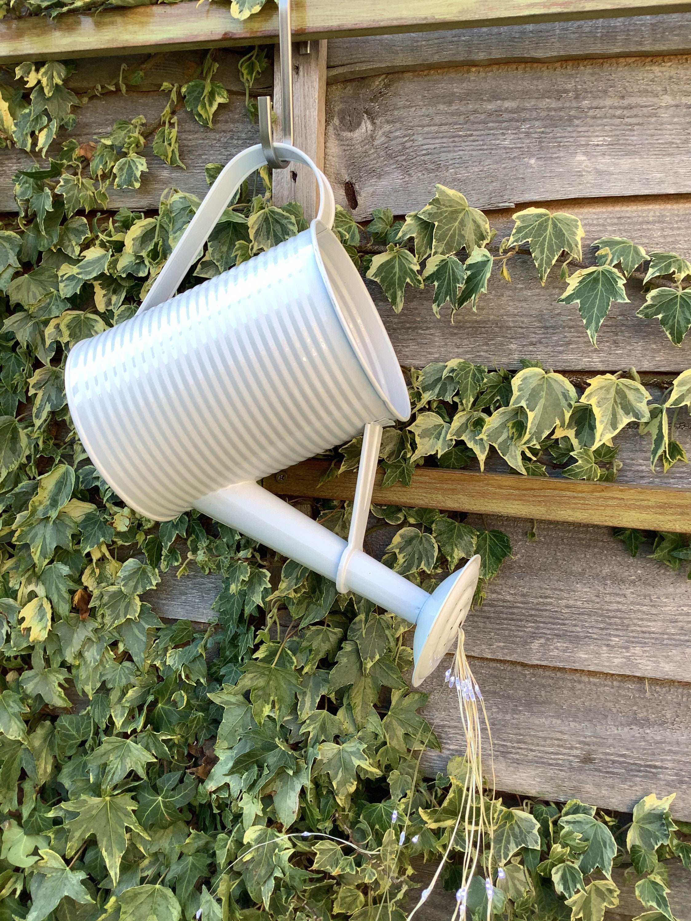 WATERING CAN FEATURE with waterfall fairylights Etsy